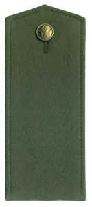 Погон военнослужащего срочной 
			службы на ватную куртку образца 1966 г. из хлопчатобумажной замши защитного цвета