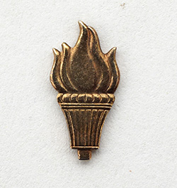 Общий знак милиции производства фабрики «AUREA» в г. Целе, Словения (26 х 13 мм)