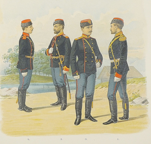 Обер-унтер-офицер и унтер-офицер кадров 
	Гвардейского КЗ, обер-офицер и рядовой кадров армейского КЗ